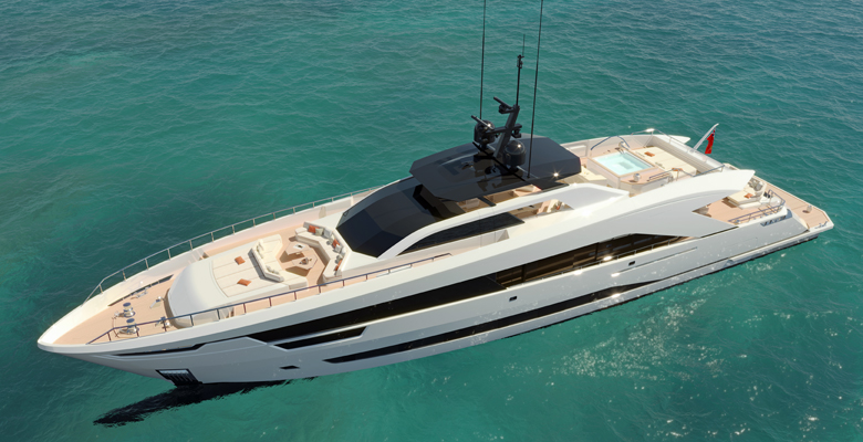 the Alia Yachts 43-meter RPH yacht project