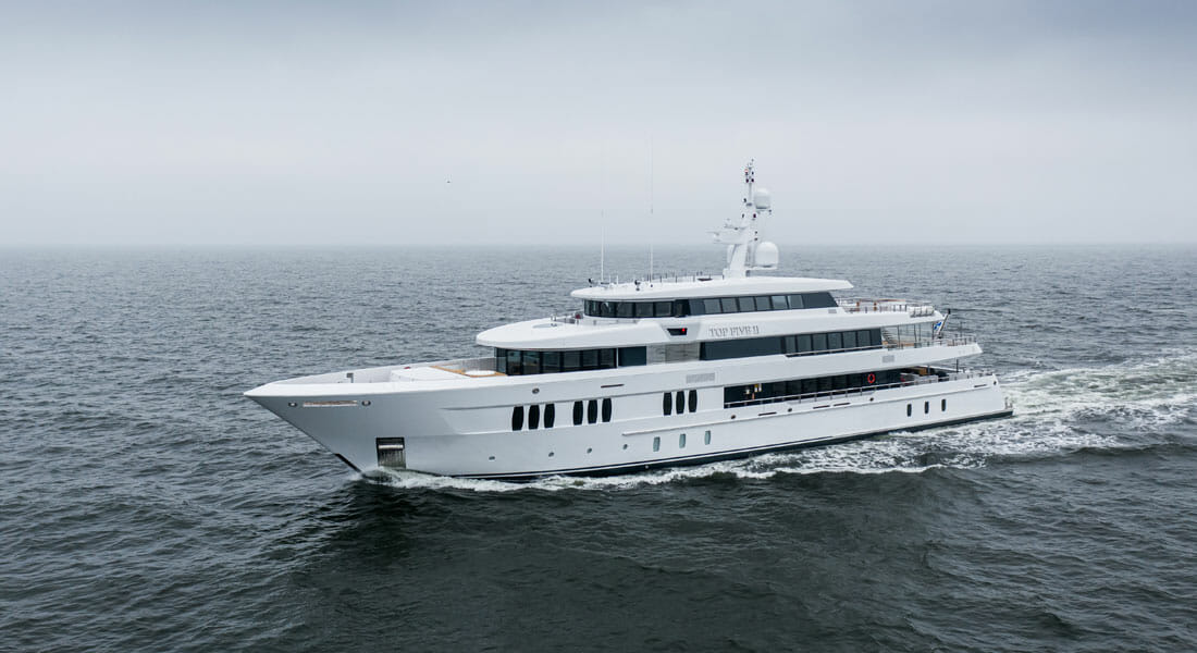 Royal Hakvoort has delivered the superyacht Top Five II