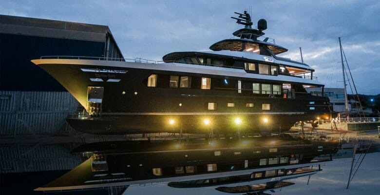 the Queen Tati superyacht is from MCP Yachts in Brazil