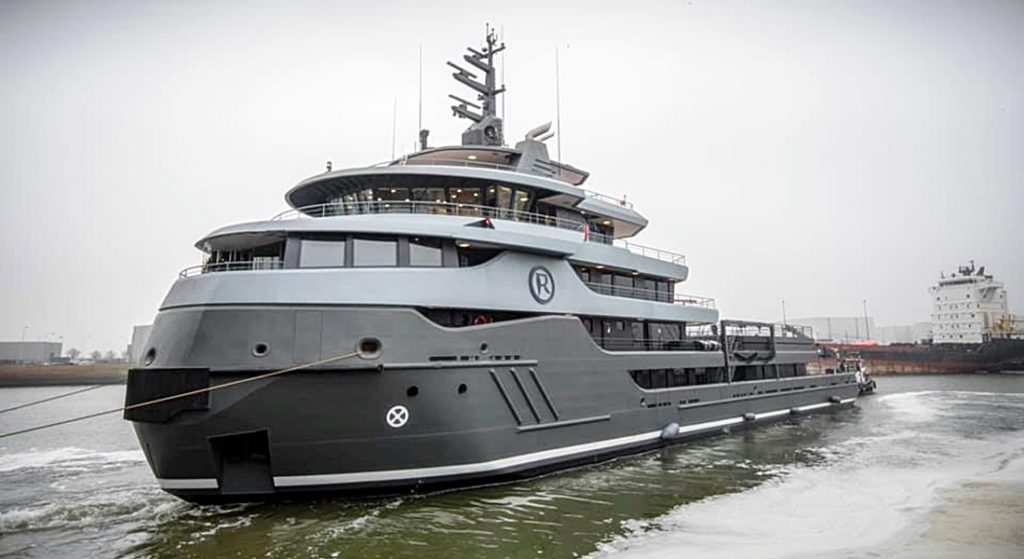 the launch of Project Ragnar at Icon Yachts, a massive adventure megayacht