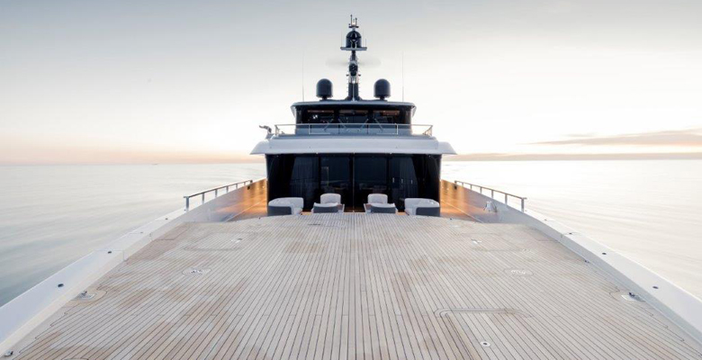 the yacht Alma is the first Sanlorenzo 57 Steel superyacht
