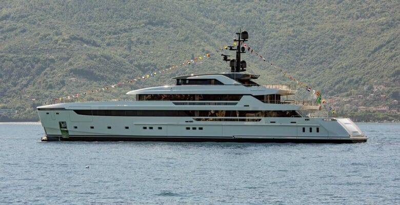 hull number two of the Sanlorenzo 62 Steel megayacht series