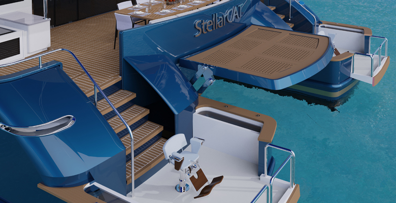 StellarPM SF2603 Sportfishing Yacht fighting chair