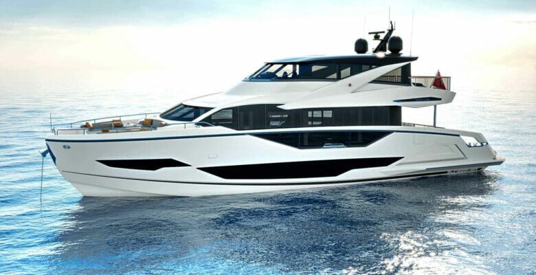 the Sunseeker Ocean 182 superyacht